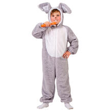 NEU Kinder-Kostm Overall Kaninchen, grau, Gre 116