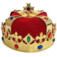 Krone König mit rotem Samt