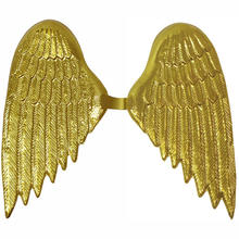 Flügel Engel aus Kunststoff, 45x40cm, gold
