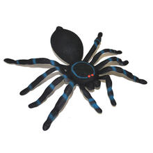 Spinne samtartig, schwarz, 20 x 18 cm