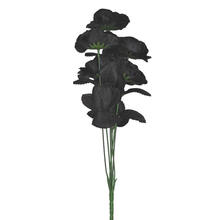 Rosenstrauß, schwarz