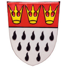 Wand-Deko Wappen Köln, ca. 30 cm
