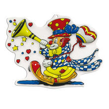 NEU Wand-Deko Clown, Trte, 1 Stk. Ca. 47cm