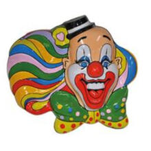NEU Wand-Deko Karnevals-Clown Symbol, ca. 60cm