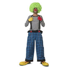 NEU Herren-Hose Clown Adrian, blau kariert, Einheitsgre
