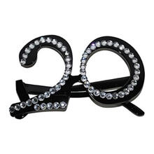 SALE Brille 20 schwarz mit Brillies
