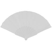 NEU Handfcher unifarben, 23cm, wei