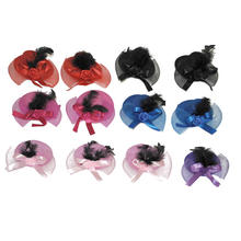 SALE Mini-Hut Gisela mit Clip, 13 cm, versch. Farben, 1 Stck