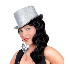 SALE Hut Zylinder Disco silber, Einheitsgre