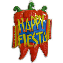 SALE Wand-Deko Happy Fiesta Chilis, ca. 50cm