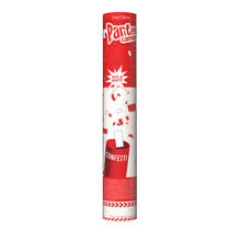 NEU Konfetti-Shooter Rot-Wei Mix, 60 cm