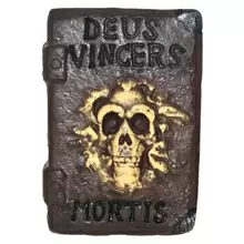 NEU Gruseliges Buch mit Totenkopf, Halloween-Deko, 20 x 30 cm