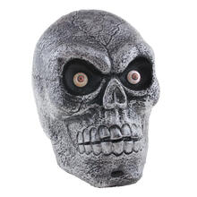 NEU Schdel / Totenkopf mit leuchtenden Augen und Sound, 32 cm