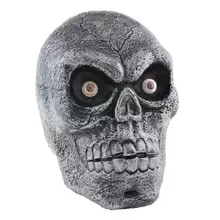 NEU Schädel / Totenkopf mit leuchtenden Augen und Sound, 32 cm