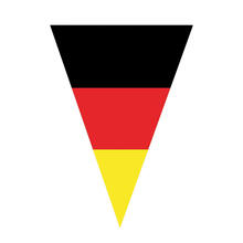 NEU Wimpelkette Deutschland / schwarz-rot-gold, 5m