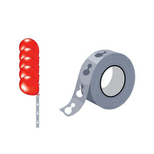 Ballonband für Ballongirlanden, 5m Deko-Band aus PVC