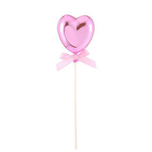 NEU Cake-Topper Mini-Herz, pink, ca. 21cm