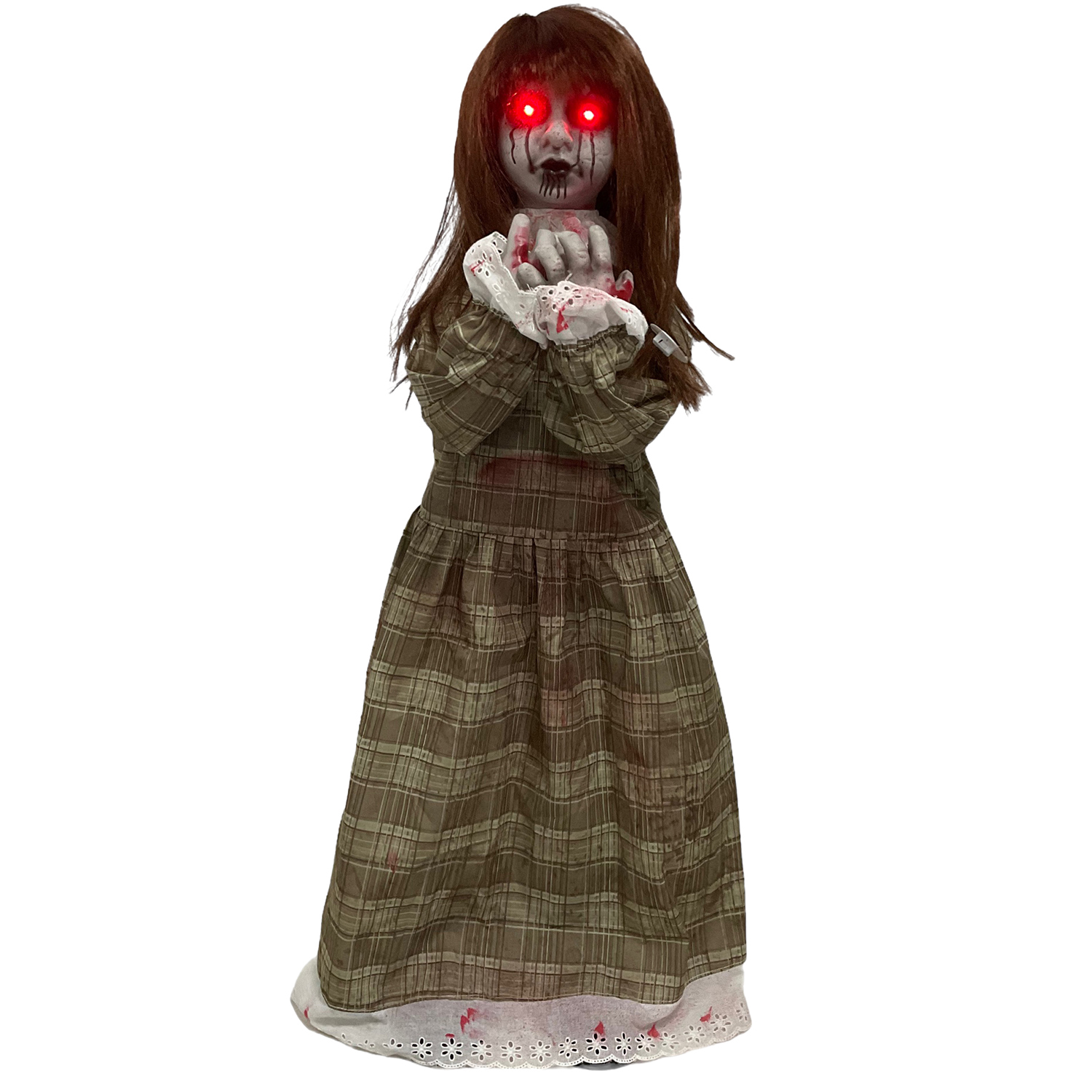 NEU Halloween-Deko-Figur Schreckhafter Charly, mit Licht, Sound und Bewegung, ca. 90cm