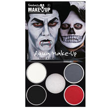 SALE Fantasy Aqua-Schmink-Set, Dracula / Tod, Vorteilspack, 6-teilig