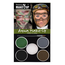 SALE Fantasy Aqua-Schmink-Set, Tarnung & Action, Vorteilspack, 6-teilig
