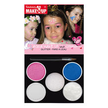 SALE Fantasy Aqua-Schmink-Set, Prinzessin / Einhorn, Vorteilspack, 6-teilig