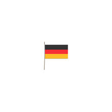 Fahne Deutschland aus Papier, 12x24 cm