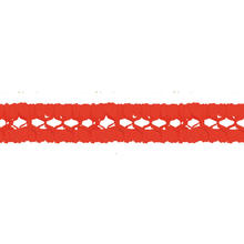 Girlande, 16cm x 16cm, 4 m lang, rot