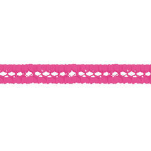 Girlande, 16 x 16 cm, 4 m lang, pink