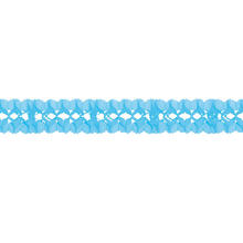 Girlande, 16 x 16 cm, 4 m lang, hellblau