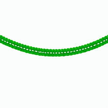 Girlande Seidenpapier, 16 x 16 cm, 4 m lang, schwer entflammbar, Gr�n