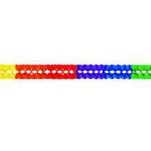 Girlande Großraum, Regenbogen, Ø 16 cm, 10 m
