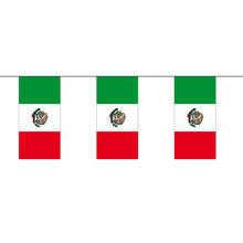 Fahnenkette Mexiko Flaggen, 4 m