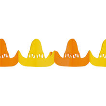 Girlande Sombrero gelb/orange, 3 m