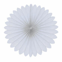 Deko-F�cher / Rosette, � 35 cm, schwer entflammbar, Wei�