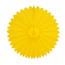 Deko-Fächer gelb, ø 35 cm