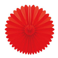 Deko-Fächer rot, ø 35 cm