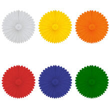 Deko-F�cher / Rosette, ca. � 60 cm, schwer entflammbar - Verschiedene Farben