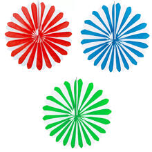 Deko-F�cher / Rosette, ca. � 60 cm, schwer entflammbar, f�r Vereine / Sch�tzenfest - Verschiedene Farben