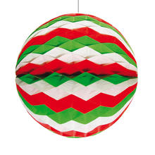 Wabenball Italien grün-weiß-rot, ø 20 cm
