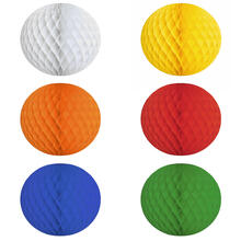 Wabenball ca. 30 cm, schwer entflammbar - Verschiedene Farben