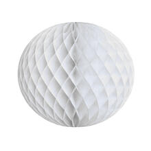 Wabenball ca. 30 cm, schwer entflammbar, wei�