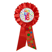 SALE Rosette Bunter Geburtstag 18