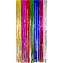 Vorhang Lametta bunt, 2 x 1 m