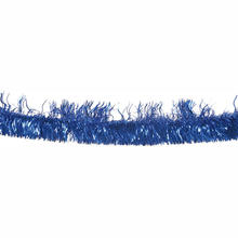 SALE Girlande Swirl mit kurzen Fransen, blau 4 m