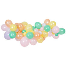 NEU Ballon-Girlanden-Set Unicorn, 66 Teile inkl. Ballonband fr 200cm Ballongirlande