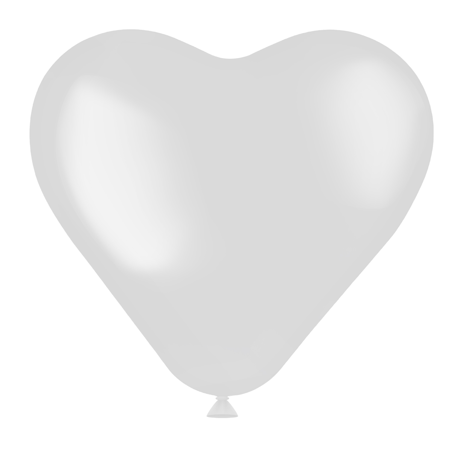 NEU Latex-Luftballons in Herzform, 25cm, weiß, 8 Stück, Herzballons