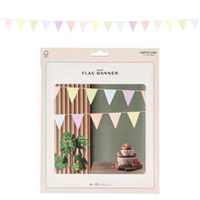 Wimpelkette Dreamy Pastels, Papierf�hnchen ca. 17 x 21 cm, 6 Meter