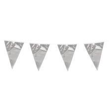 Wimpelkette silber, 10 m