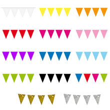 Wimpelkette, 10 m - Verschiedene Farben