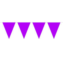 Wimpelkette 10m, lila